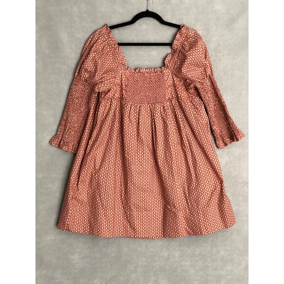 Free People Women's Small Star Dip Mini Dress in Glass Roses Combo NEW - Picture 5 of 9